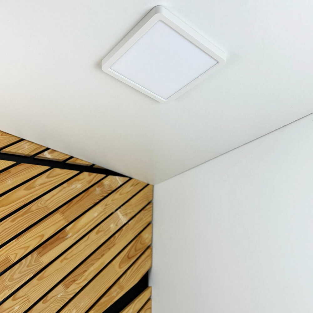 Светильник LED MILLENNIUM 20W 5000K квадрат белый Violux ( 352120 )
